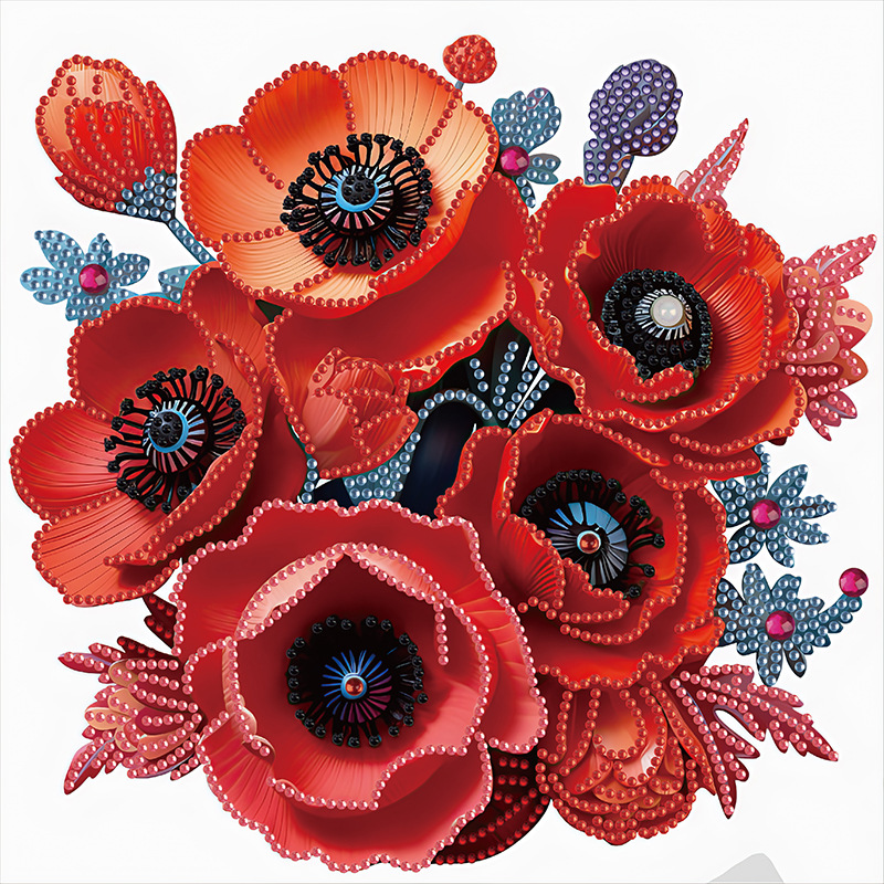 Pintura de Diamantes 5D con Forma Irregular de Princesa de Fantasía, Pintura de Diamantes DIY, Pintura de Diamantes con Puntos de Cristal, 30×30