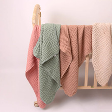 包被春夏纯棉跨境新生儿婴儿包被亚马逊六层纯棉薄款外贸婴儿包单