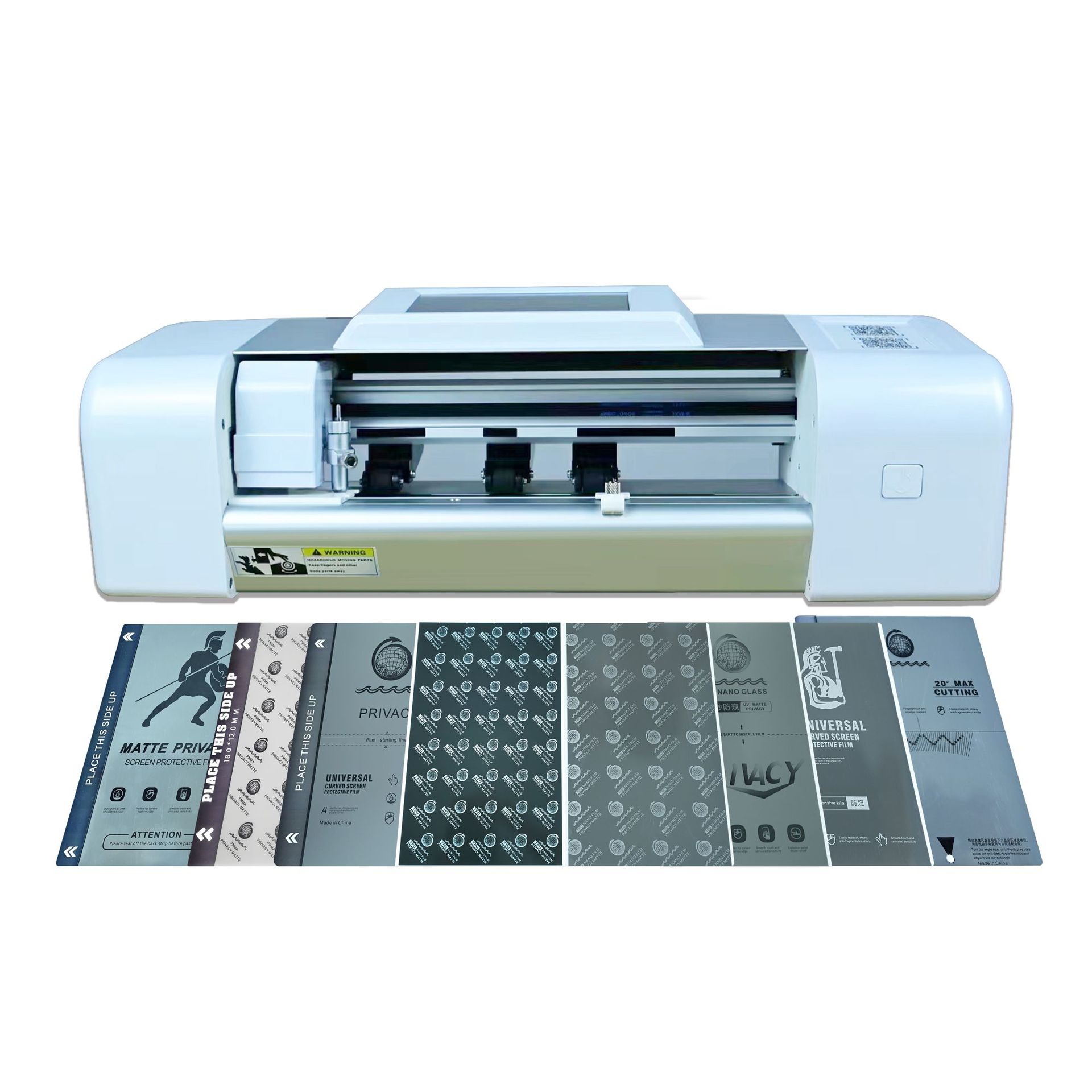 Factory Direct Supply Touch Screen App Controlled Film Cutting Machine Smart Phone Film Cutting Machine X9-180/ 11inch White