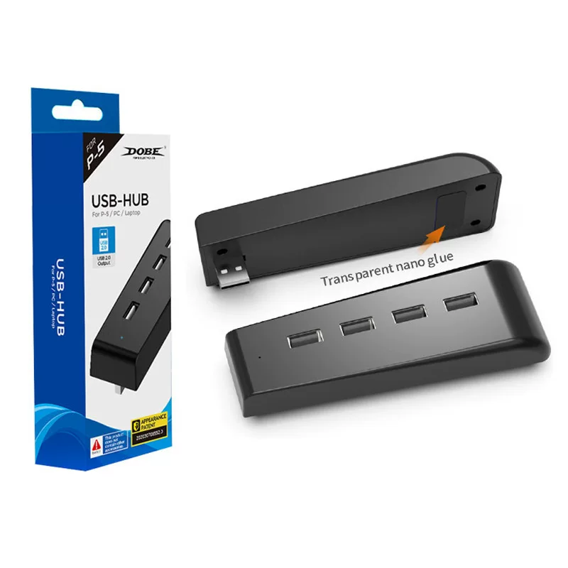 PS5 USB 2.0 HUB высокоскоростной передатчик расширение PS5 HUB конвертер USB подключение полупроводник