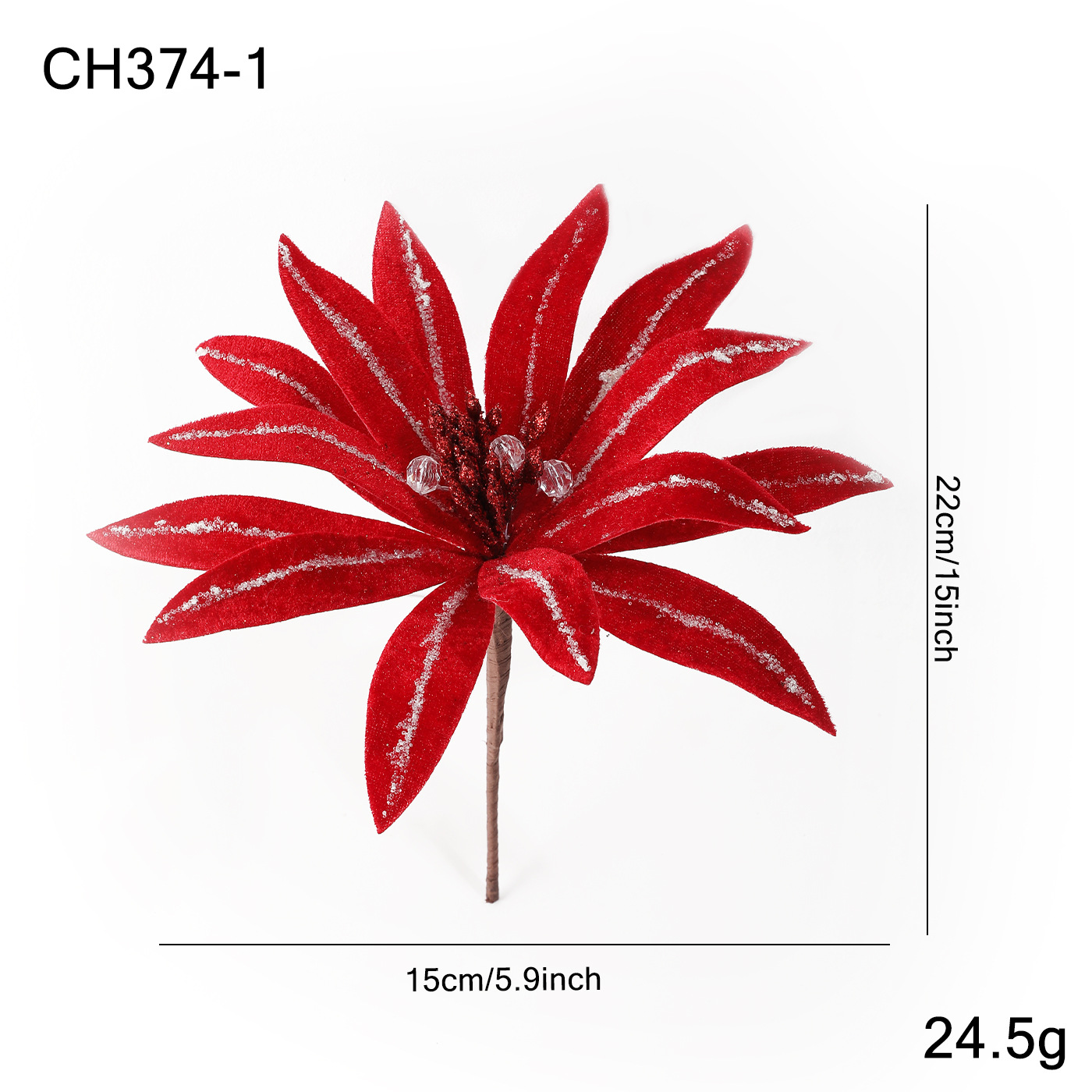 Flores rojas de Navidad