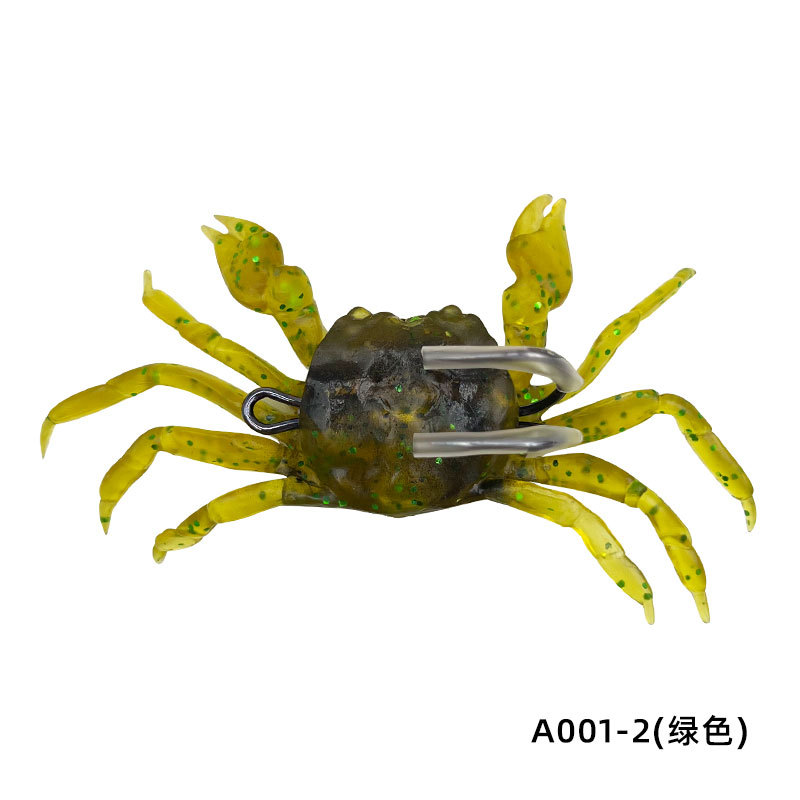 Shareshark luya cebo falso cebo biónico cebo suave 3D suave cangrejo cebo suave con gancho cebo falso biónico