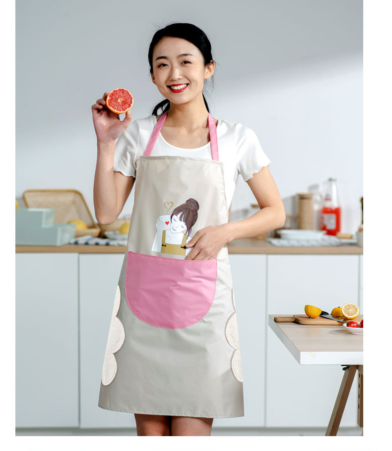 Fashion Cartoon Pvc Apron 1 Piece display picture 1