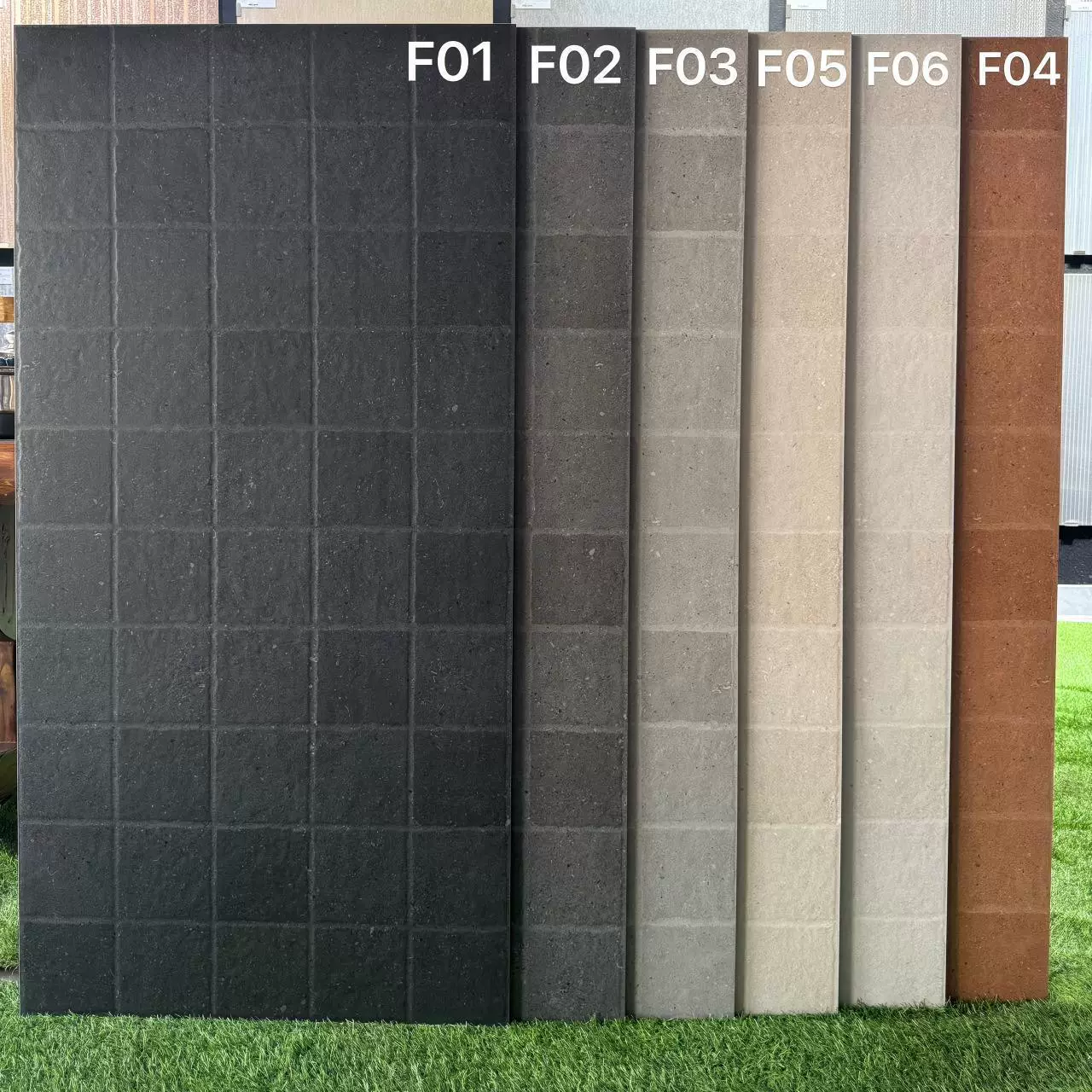 莱姆石仿古砖600x1200民宿酒店条纹格子瓷砖凹凸面质感砖防滑地砖