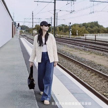 南油直供高品质非市场版CD家25秋冬新款针织菱形格纹明星同款外套