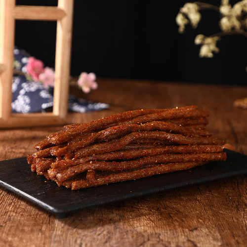 Kingzi Sliced Spicy Chicken Sinew 172g/bag Spicy Snack Noodles Flavor Vegetarian Meat Big Chicken Sinew Wholesale 