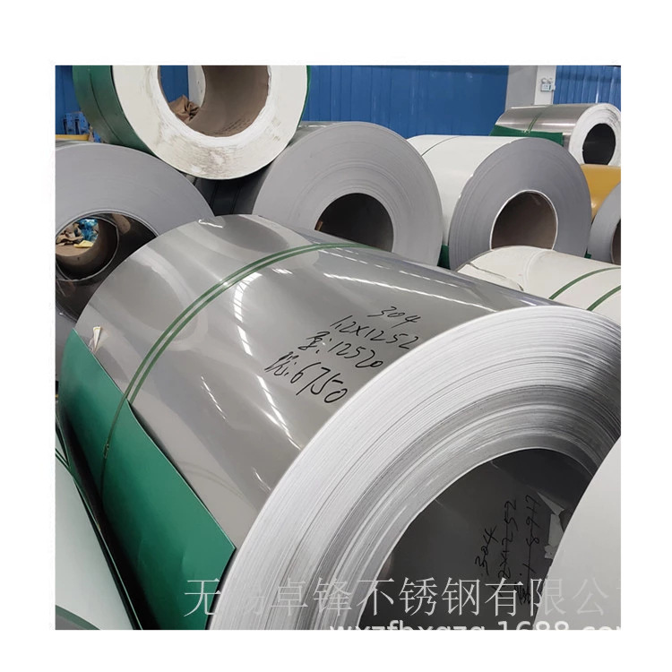 生产商供应太钢304L不锈钢卷带 022Cr19Ni10修边倒角不锈钢带批发