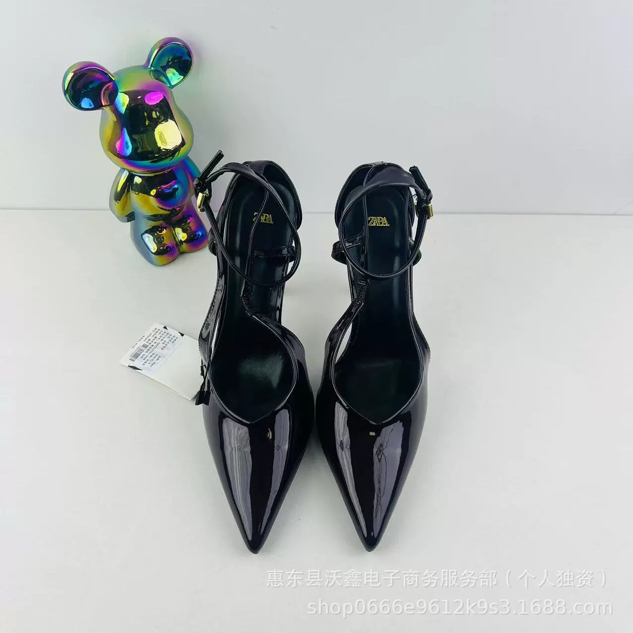 Woxin ZA новые весенние женские туфли винно-красный полый Т-образный ремень Мюллер туфли на каблуках на высоком каблуке