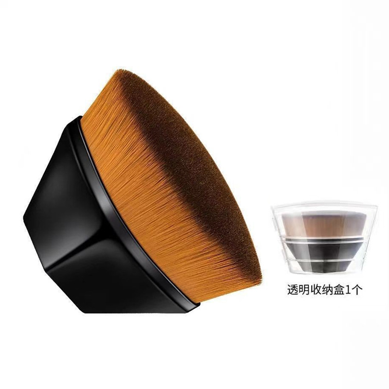 Brocha de maquillaje de pétalos sin costuras No. 55 Magic Foundation Brush, no come base líquida, brocha para polvos sueltos, herramienta de belleza al por mayor