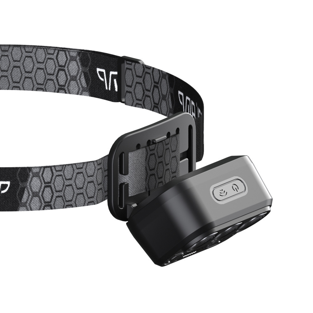 Transfronterizo nueva noche lámpara de pesca faro al aire libre LED luz Super brillante sensor cabeza-montado larga vida carga faro