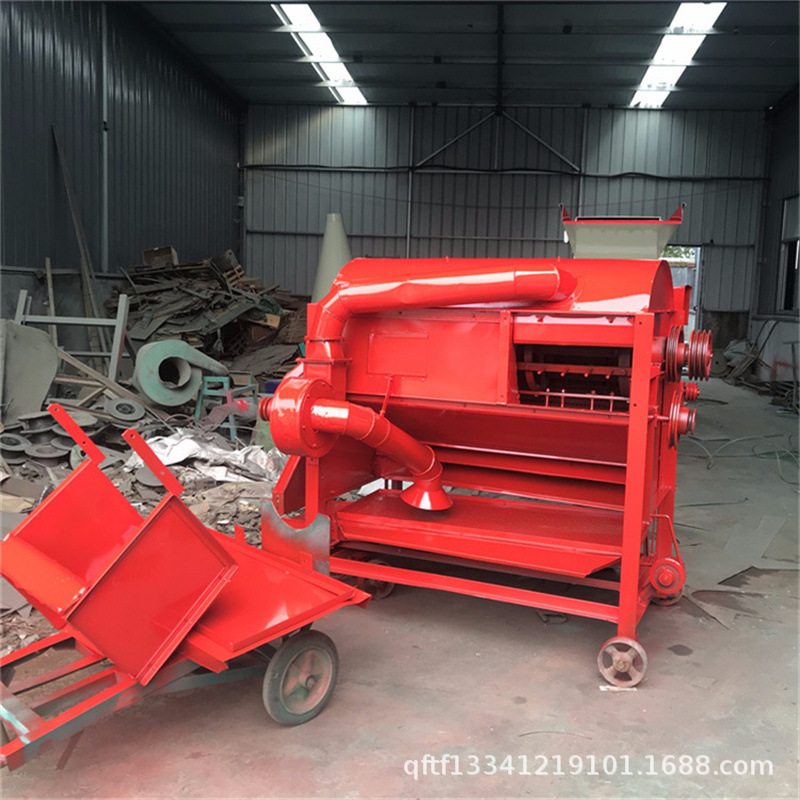 小麦水稻高粱豆类脱粒机 125型粮食打粒机 柴油移动式高粱脱粒机