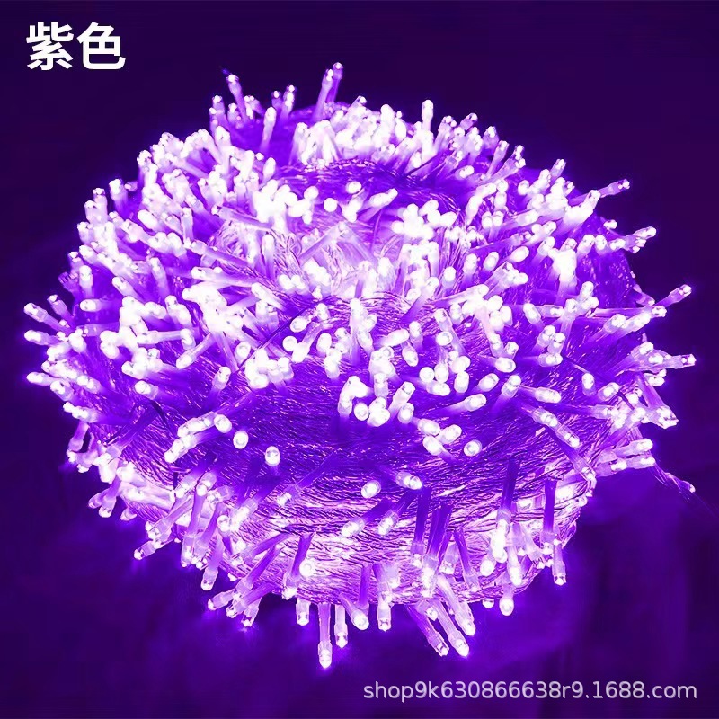 Solar al aire libre impermeable lámpara LED estrella pequeña lámpara de color lámpara de lámpara parpadeo lámpara de lámpara de lámpara
