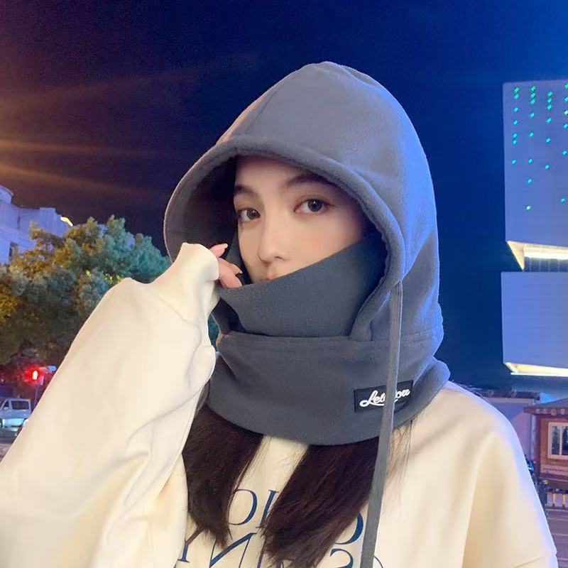 Casco de esquí transfronterizo máscara respirada protector de cuello largo para motocicleta cubierta de cabeza protector de nariz multifuncional