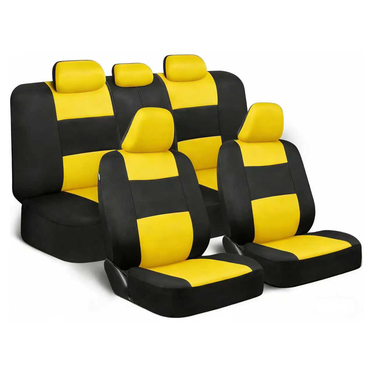Universal Five-Seater Front and Rear Car Seat Covers, Temu Foreign Trade Export to Russia, Mexico, Cross-Border E-Commerce