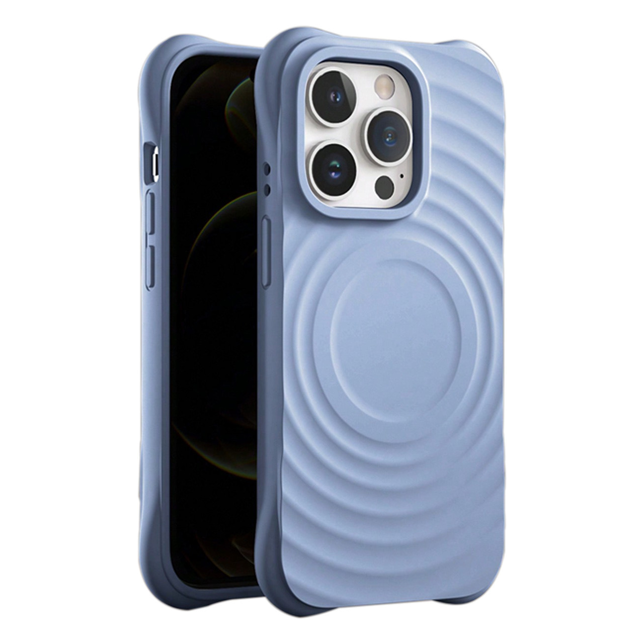 Funda Magnética para iPhone 17 Pro Max / 13 de Silicona, Anticaídas y Antideslizante