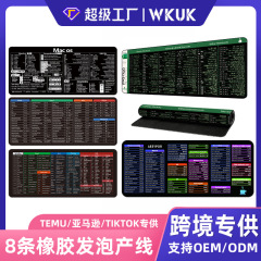 国境を越えた全英語マウスパッドのショートカットはアマゾンの超大型対外貿易コンピュータの事務机マットの汚れに強い滑り止めのテーブルマットです。