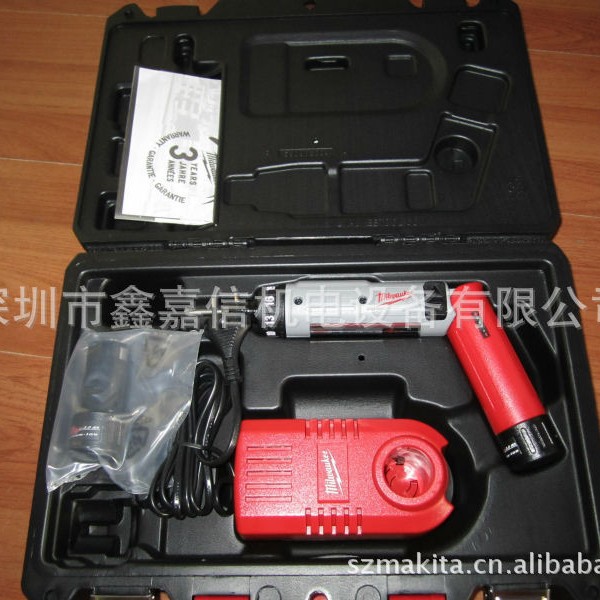 批发零售美国米沃奇MILWAUKEE可弯曲直柄式充电起子机V4IS