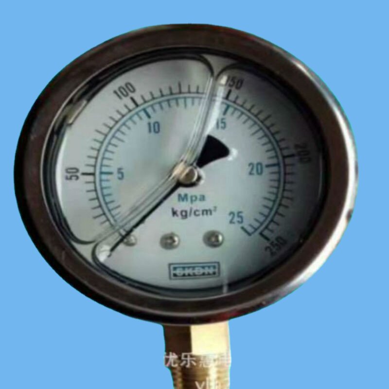 厂家供应y60耐震压力表径向防腐全钢充油表液压表防锈油缸压力表