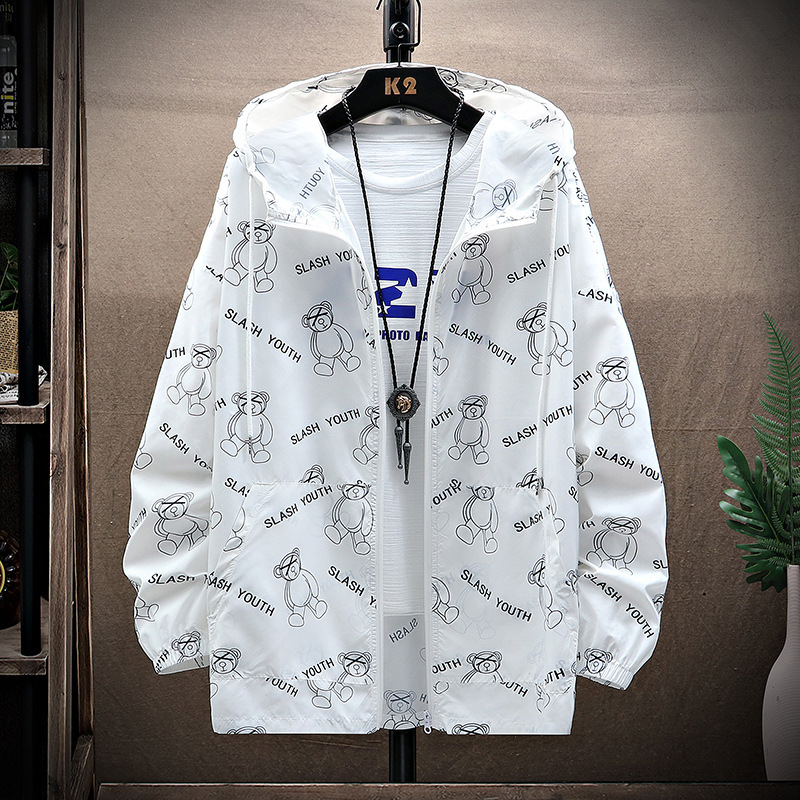 防晒衣男士潮牌2021新款夏季薄款透气户外防晒服韩版夹克外套男装|ru