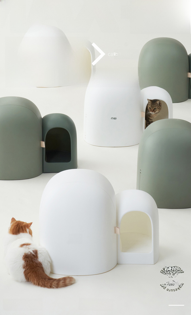 Cat Litter Box Green