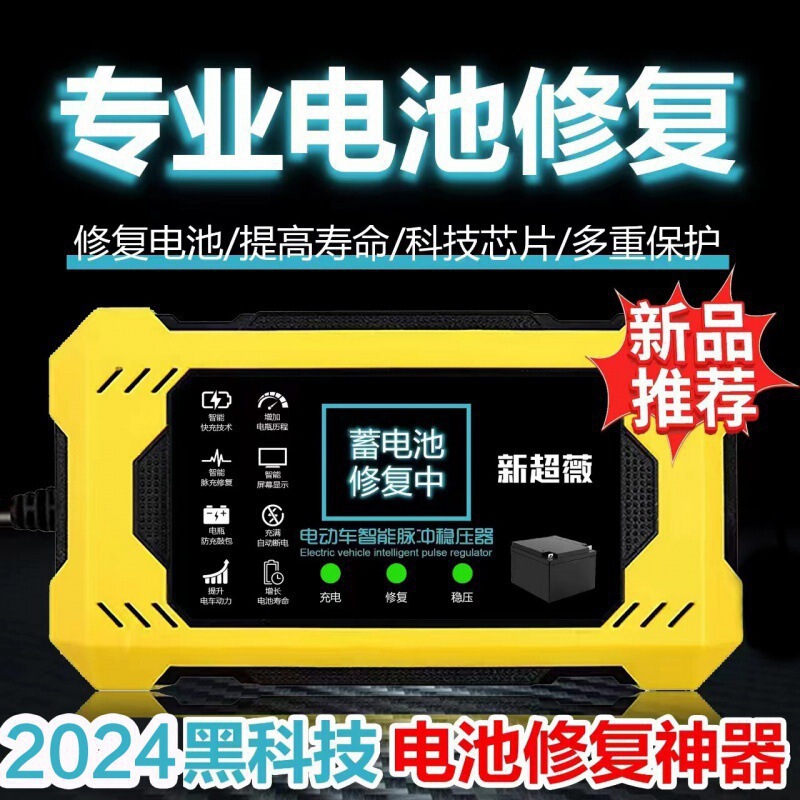電気自動車インテリジェントパルス修理装置、バッテリー車充電コンパニオン電圧レギュレータ、ワンクリック修理およびアクティベーションバッテリーユニバーサル|undefined