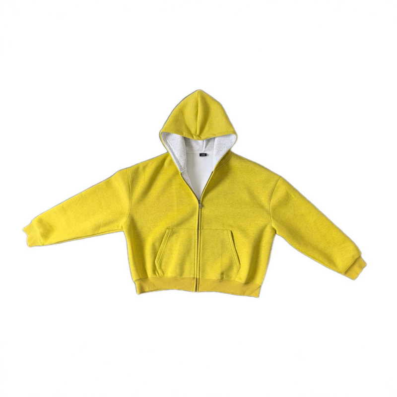 Winter Heavy Contrast Color Hooded Sweatshirt｜650G Hard Texture, Same Style for Men and Women 10470