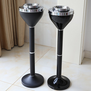 Vertical Bathroom Ashtray Creative Stylish Elevator Entrance Toilet Living Room with Cover Office Large Floor-Standing Ashtray