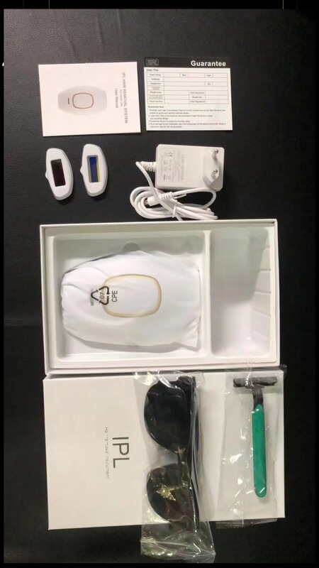电动双磁吸头嫩肤5档调节玻璃/石英灯管13J剃毛脱毛光子全身脱毛|undefined