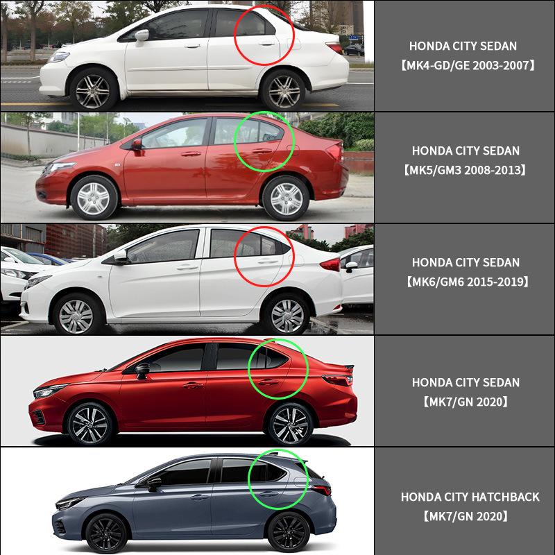 Applicable to HONDA Fengfan Car Window Rain and Rain Shield Car Window Sun visor HONDA CITY Window visor