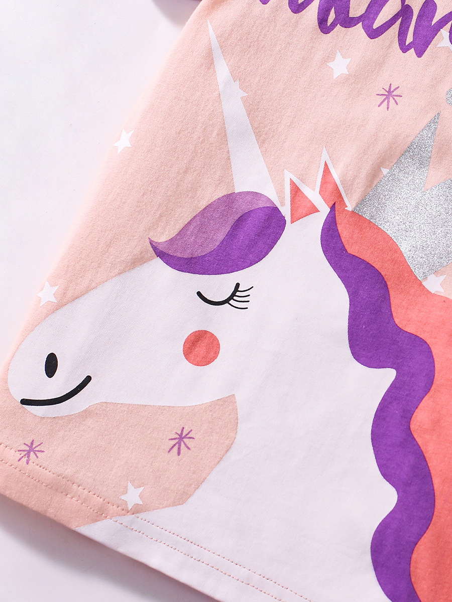 Little Maven nuevo lindo traje de niña de verano ropa infantil europea y americana de manga corta traje de algodón para niños
