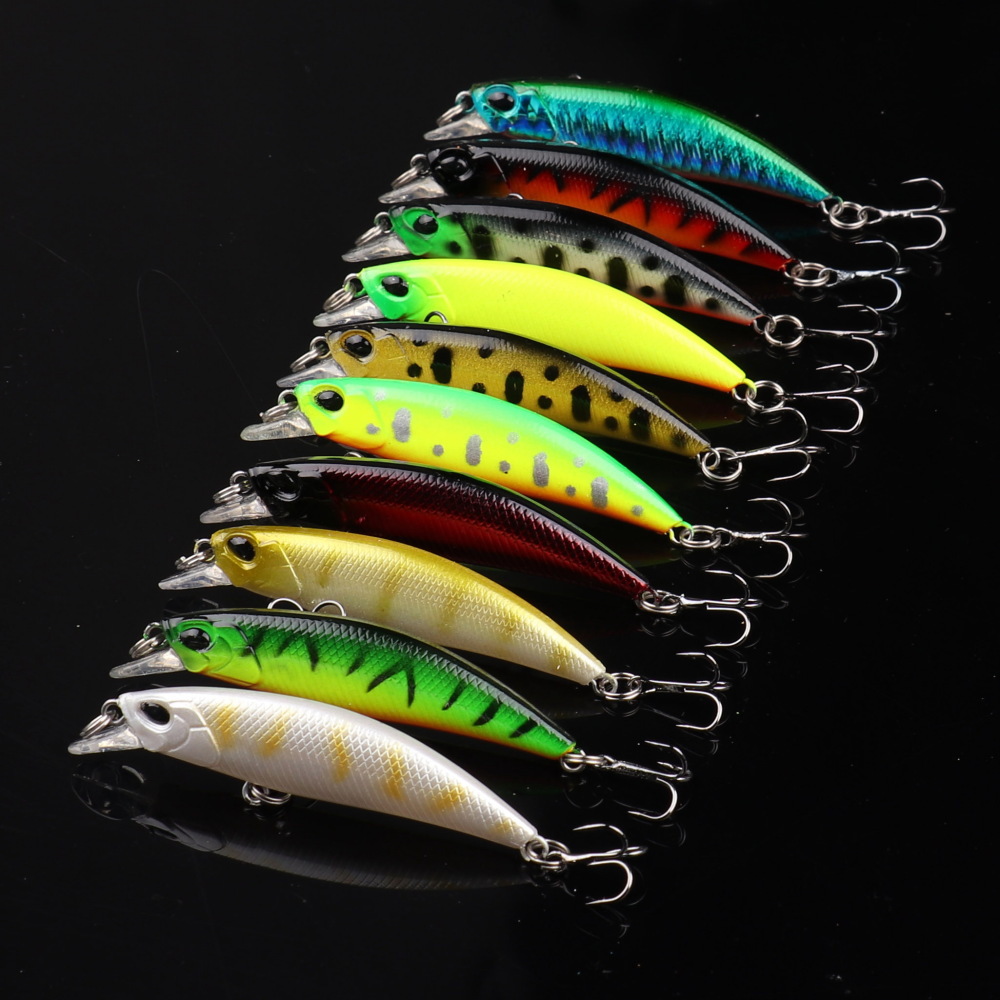 10g Weight Plastic Material Fish Pattern Unisex Gender 6.5cm Outdoor Fishing Artificial Minnow Lure Bait Wholesale 1