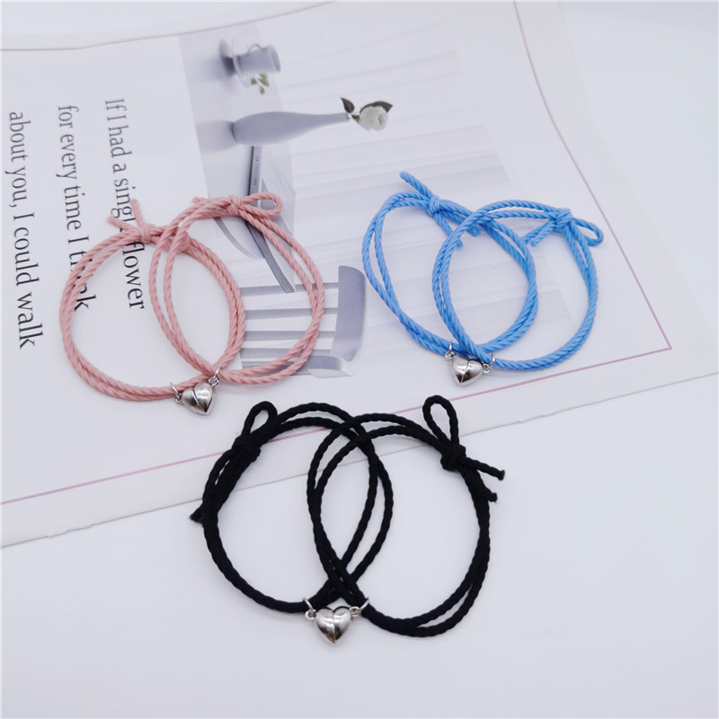Cross-border New Simple Magnetite Rubber Bracelet Student Online Celebrity Girlfriend Friendship Couple Magnetic Bracelet Bracelet Cross-border New Simple Magnetite Rubber Bracelet Student Online Celebrity Girlfriend Friendship Couple Magnetic Bracelet Bracelet