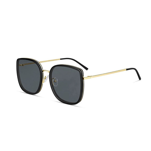 Sunglasses for Women  New Style Polarized Glasses Square Internet Celebrity Large Frame Round Face Slimming Small Sunglasses