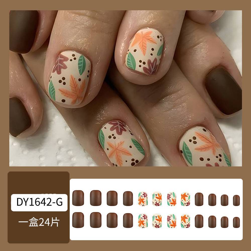 Puntas de uñas postizas de estilo europeo y americano, piezas de uñas desmontables de longitud media, uñas usables, puntas de uñas puras y elegantes.