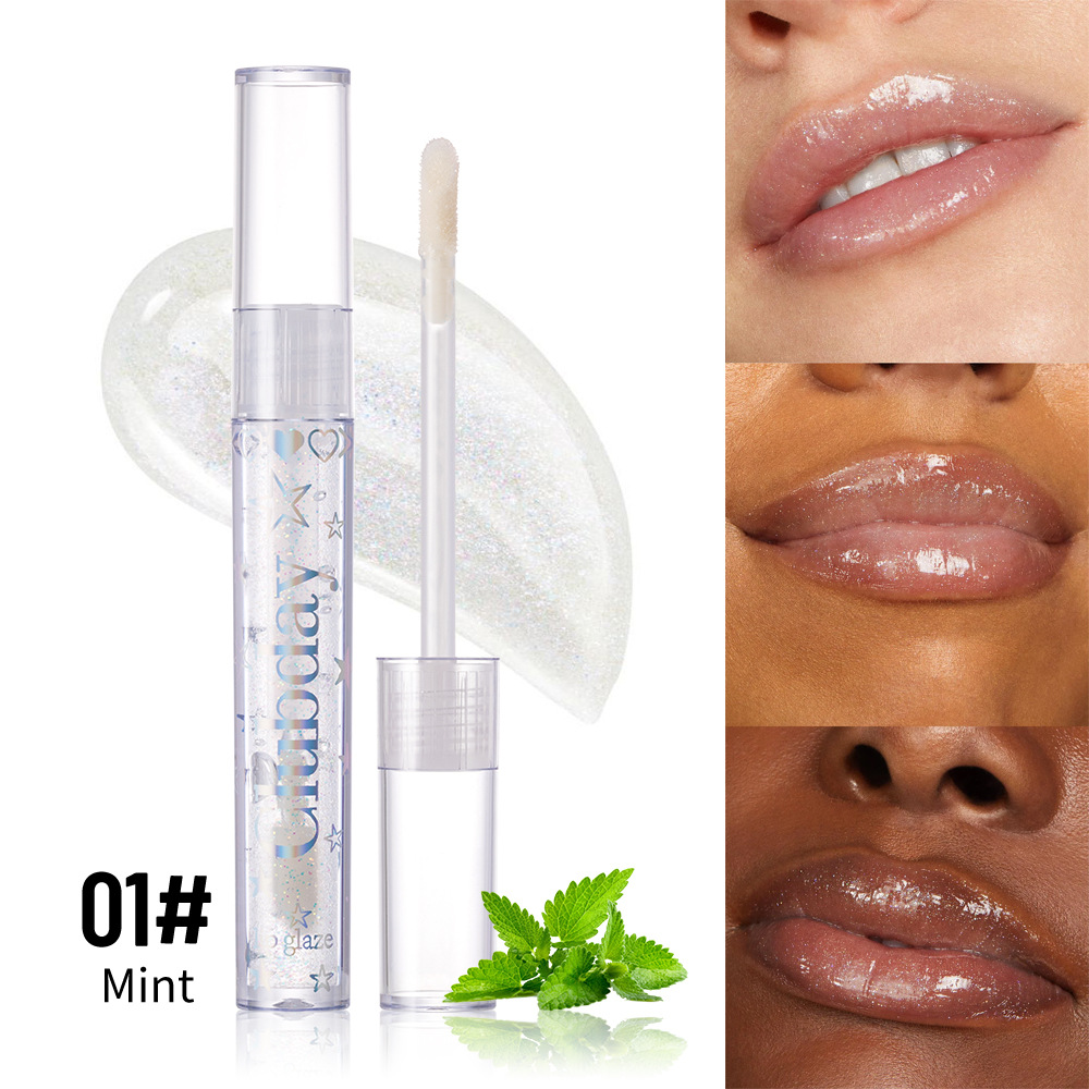 17g Weight Lip Gloss Type Of Cosmetics Liquid Material Multicolor Pattern Casual, Elegant, Glam Style Casual Elegant Glam Multicolor Liquid Lip Gloss 6
