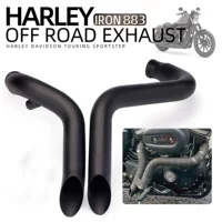 Модификация выхлопной трубы Harley 883 VH, прямой выхлоп 1200 48 XL883N, ультракороткая выхлопная труба