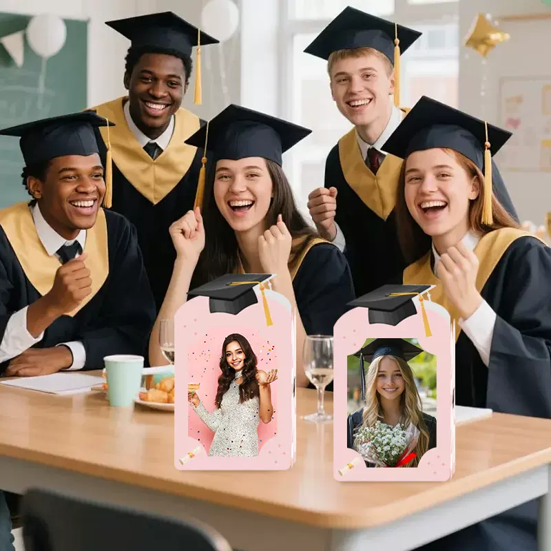 跨境毕业季派对照片盒子学生毕业典礼聚会场景布置创意装饰道具