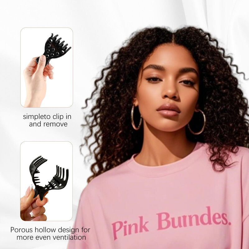 アマの高級ストロベリークリップ、ヘアピン、ヘアアクセサリー、ポニーテールクリップ、後頭部がふわふわでふっくらとした6個セット|undefined