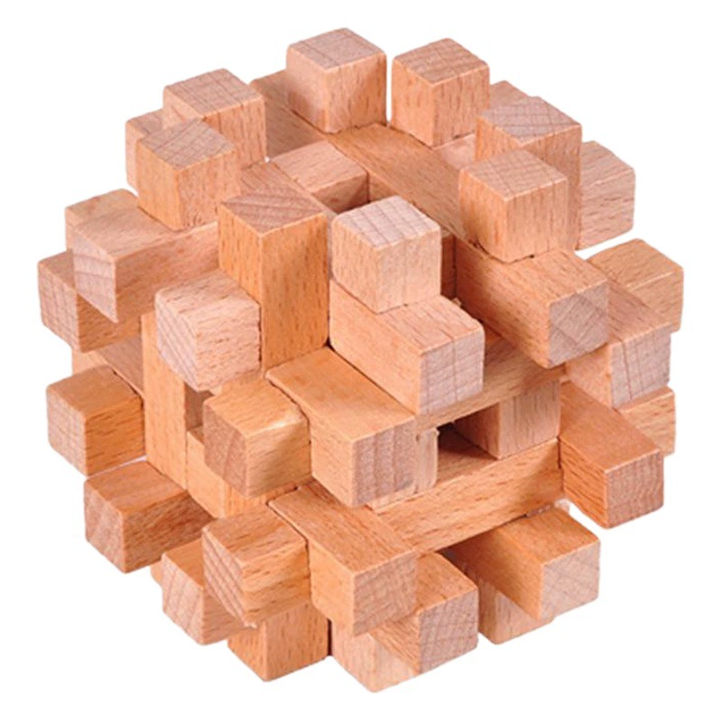 Бук Kongming Lock Бутик Детские деревянные игрушки Взрослые Образовательные Досуг Разборный Замок Игрушки Деревянный Замок Любань