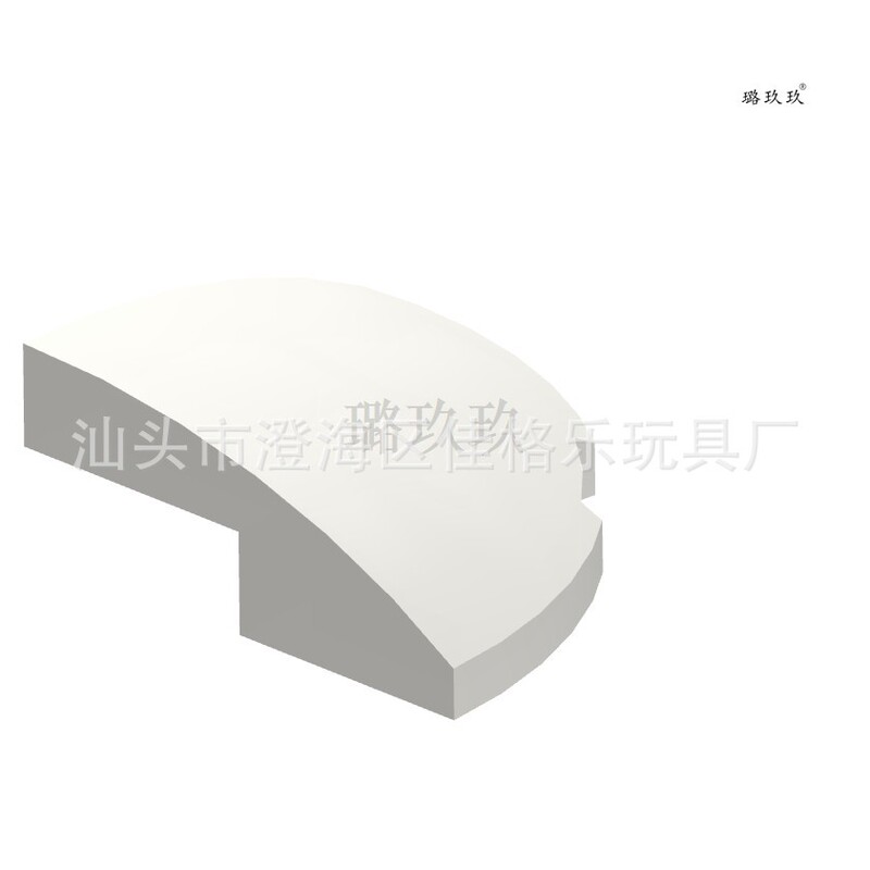[Minimum Order of 50g] Cross-Border Moc Building Blocks Compatible with Height 5852 Arc 1/4 Arc Arc Light Panel