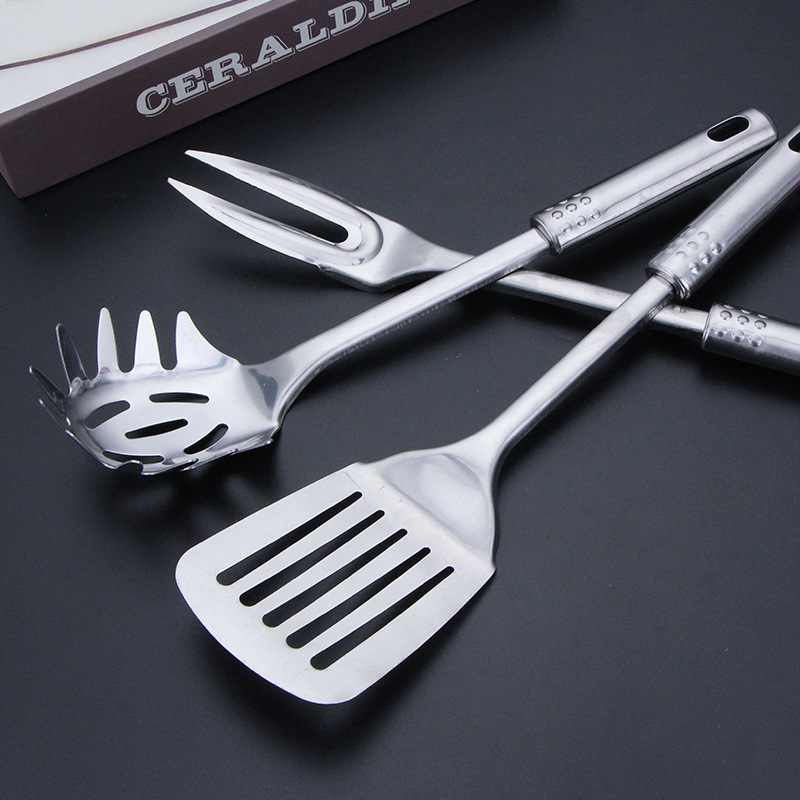 Kit de cocina transfronteriza de cocina frita de verduras fritas no doméstica engrosado cocina de cocina de acero de cocina de cocina de cocina de cocina