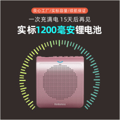 Roltong K100 Mini Bee Portable Lectern Microphone with Belt Hook for Tour Guides and Teachers