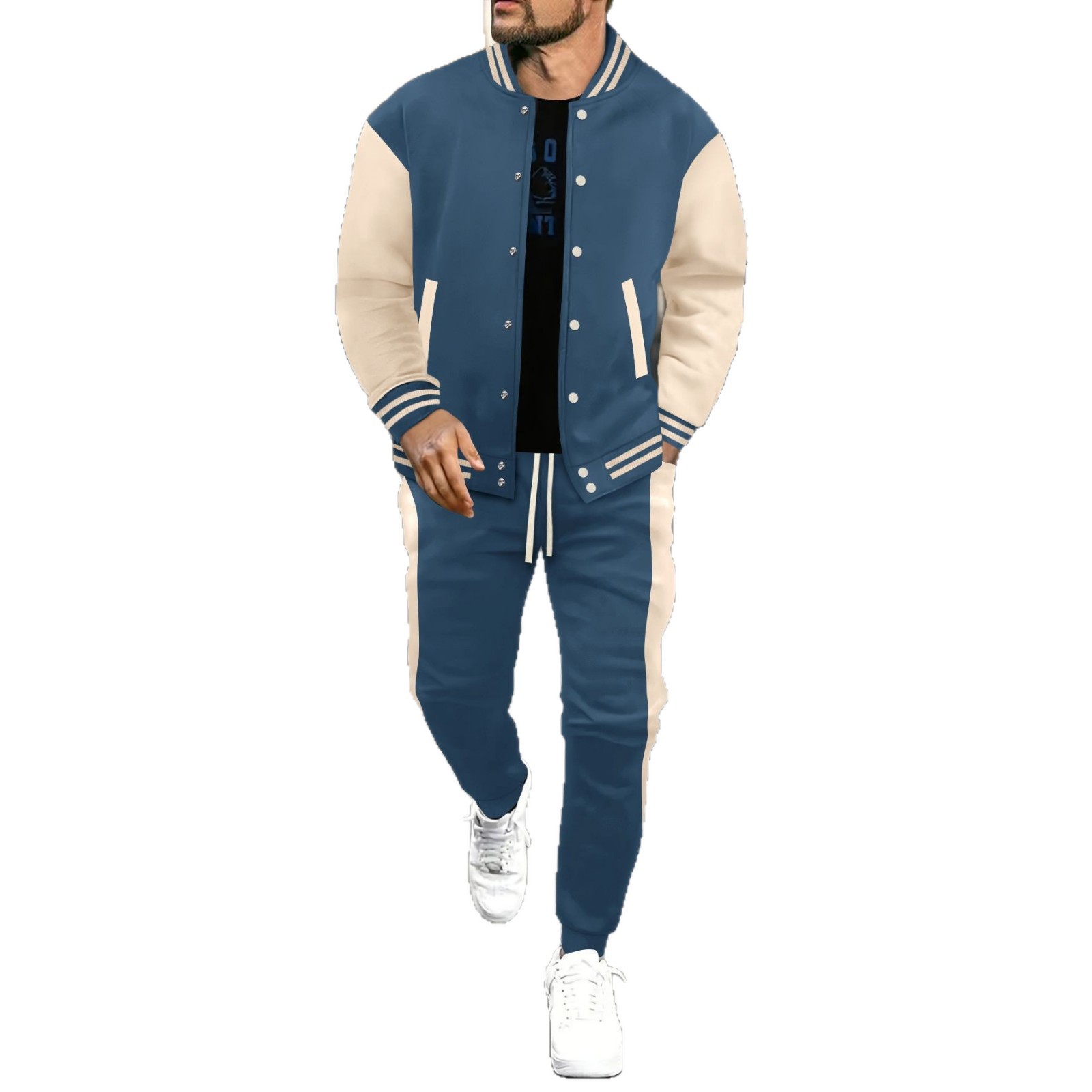 25 Europäische und amerikanische Herrenbekleidung für Herbst und Winter: Neue Baseballjacke, lässiger, vielseitiger Cardigan-Mantel_voghion.com