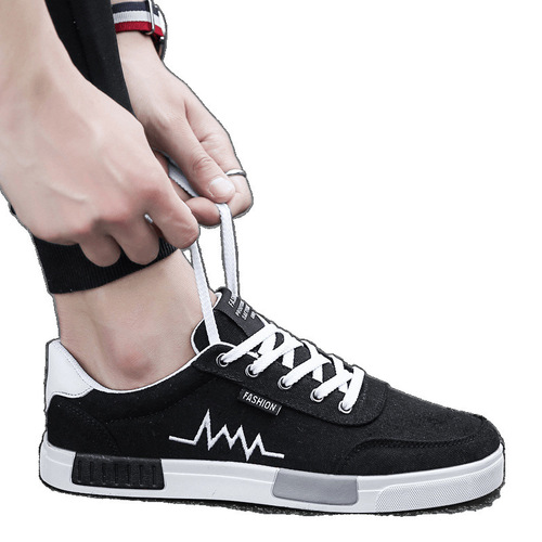 Men's summer breathable black skate shoes New light casual shoes Men's all-matching trendy flats