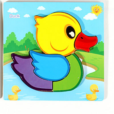 Bebé niños 1-2-3D años de edad la mitad de madera tridimensional rompecabezas bebé educación temprana inteligencia práctica mano ojo niños y niñas Juguetes