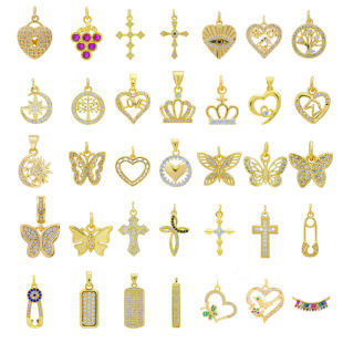 diy�Ʒ �朵������ ΢��ʯ��� 18K����� �F؛���l