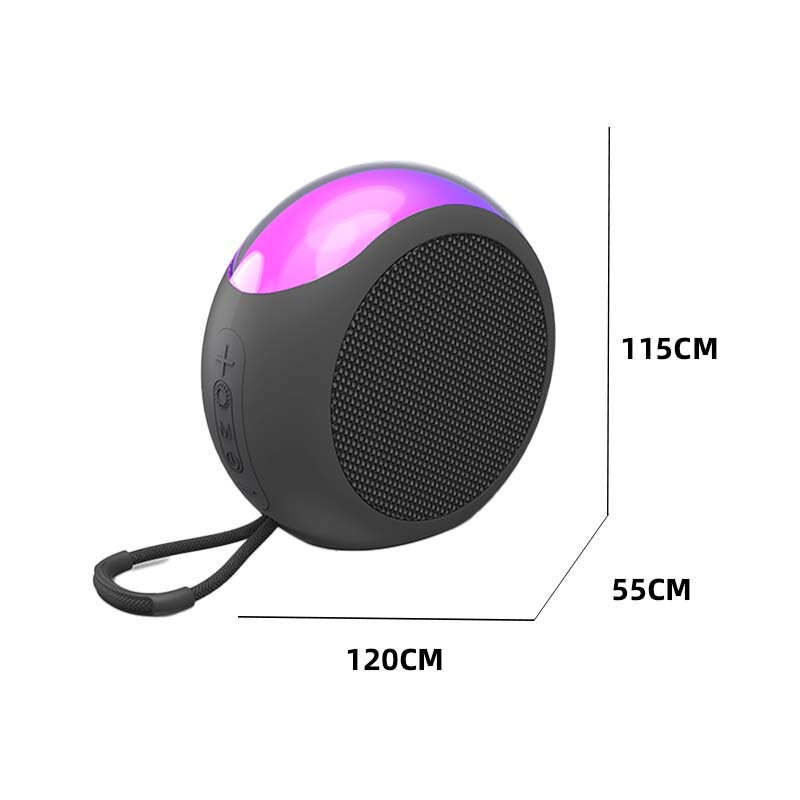 新しいカタツムリbluetoothスピーカーのプレゼントミニ雰囲気リズムランプスピーカーのサブウーファ屋外携帯型オーディオ|undefined