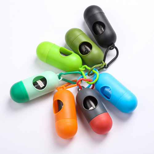 Pet-specific litter bag storage box set dog convenience bag removable cat litter bag pet supplies