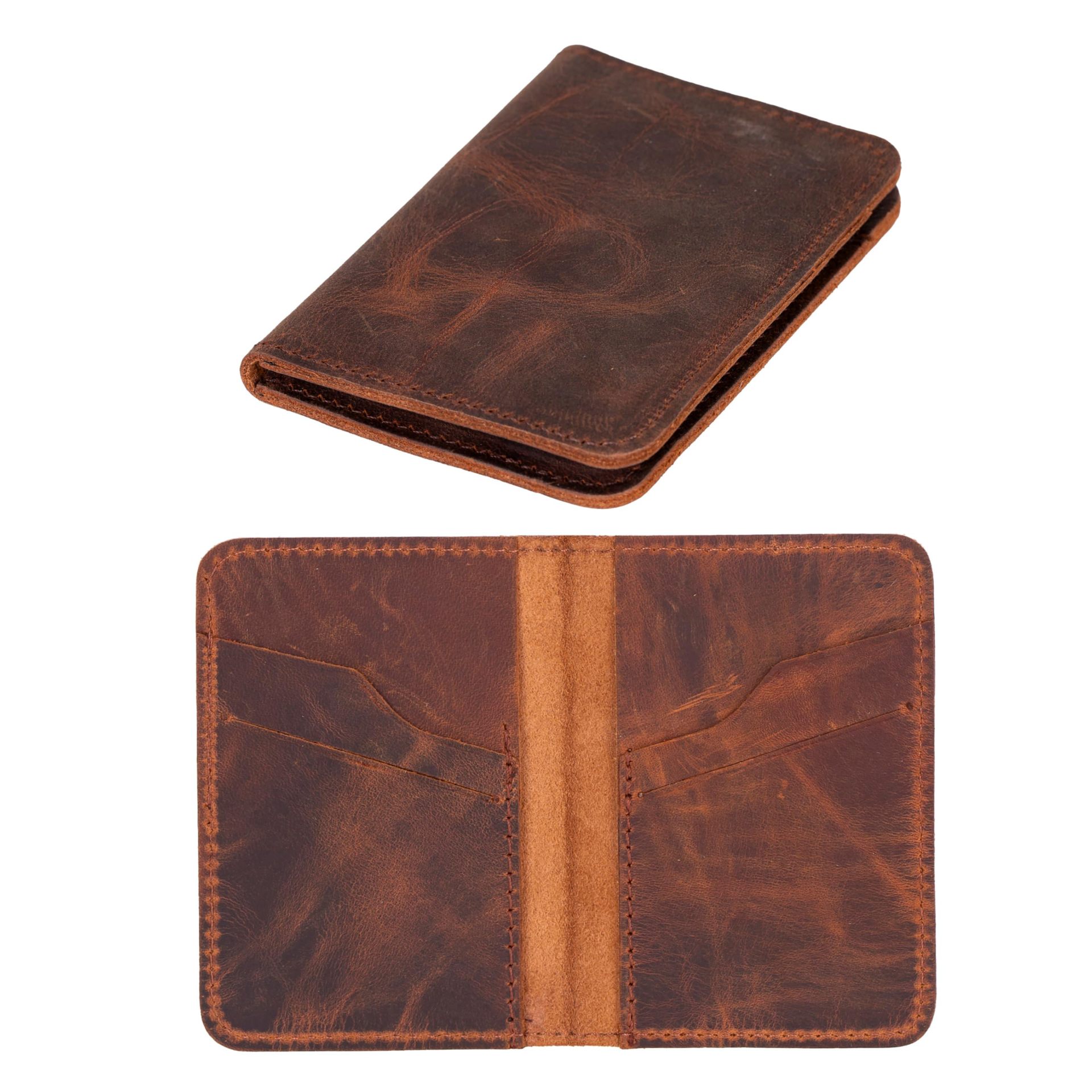 Explosiones transfronterizas de piel de caballo loco, bolsas de pick-up anti-magnetizado, cartera de tarjetas de control de acceso, bolsas de tarjetas para hombres, sensación de alto nivel para hombres