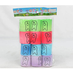 Teeth spring rainbow ring 3.3 * 3.5CM candy rainbow ring expression smiley face magic ring elastic ring